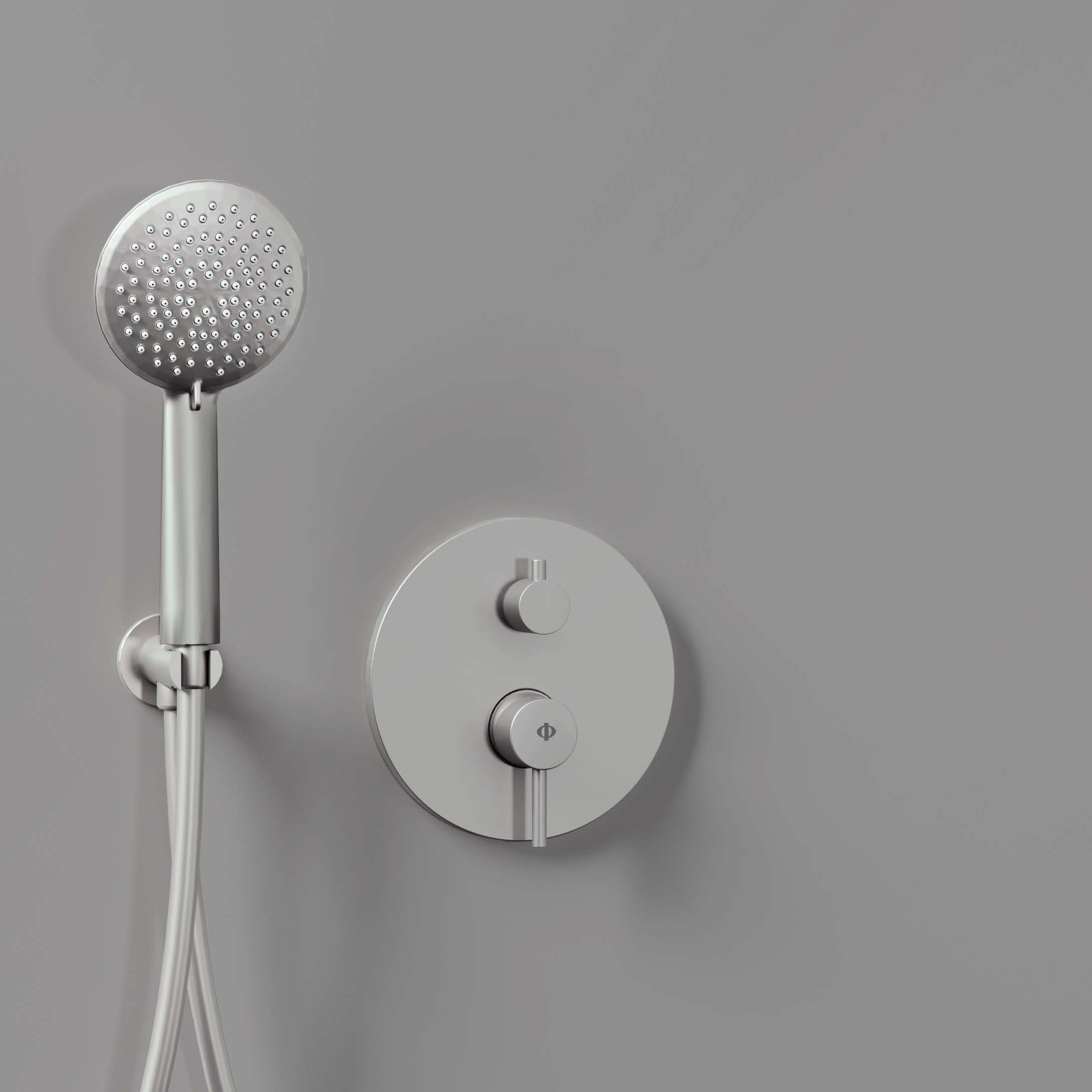 EMPOTRABLE DUCHA MONOMANDO SIRIO CROMO